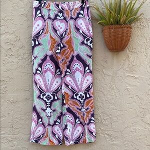 Zara Fab BNWT Chic Paisley Print Trousers